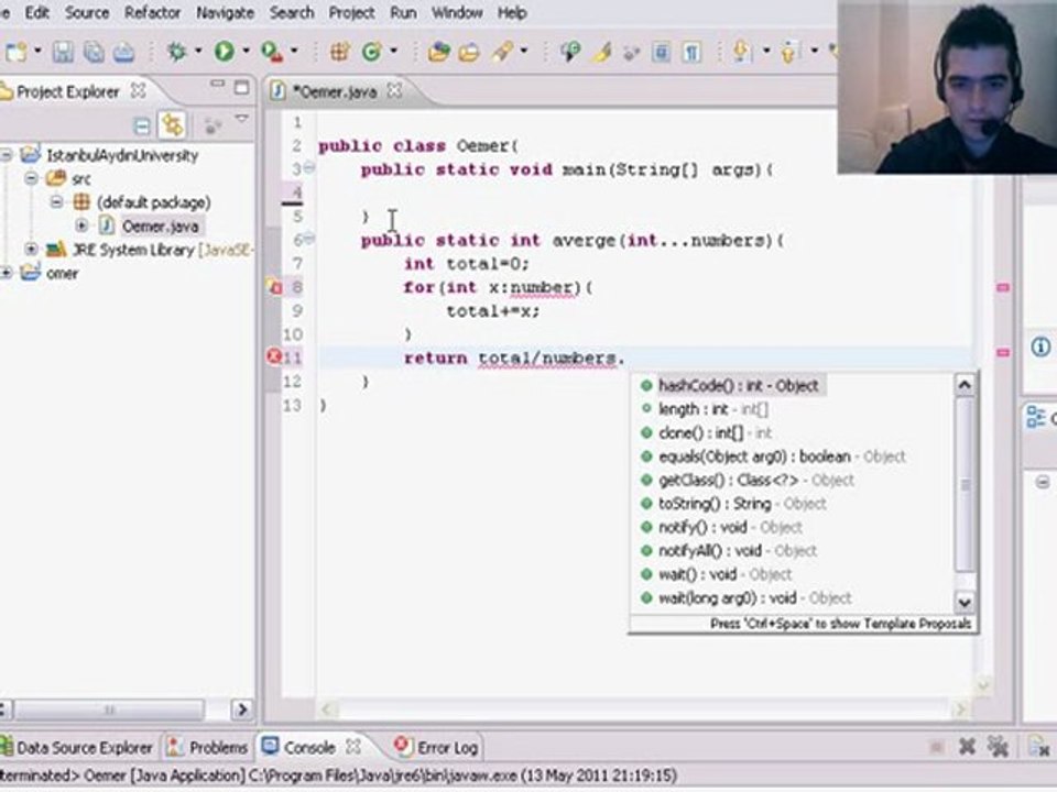 35 Java Programming Tutorial - Variable Length Arguments Omer GEZER