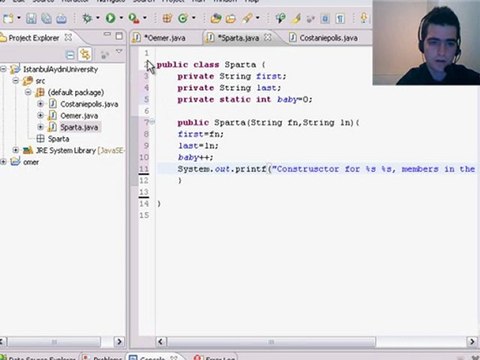 46 Java Programming Tutorial - Static Omer GEZER