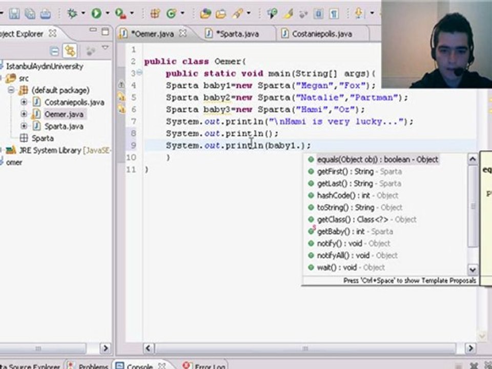 47 Java Programming Tutorial  - More on Static Omer GEZER