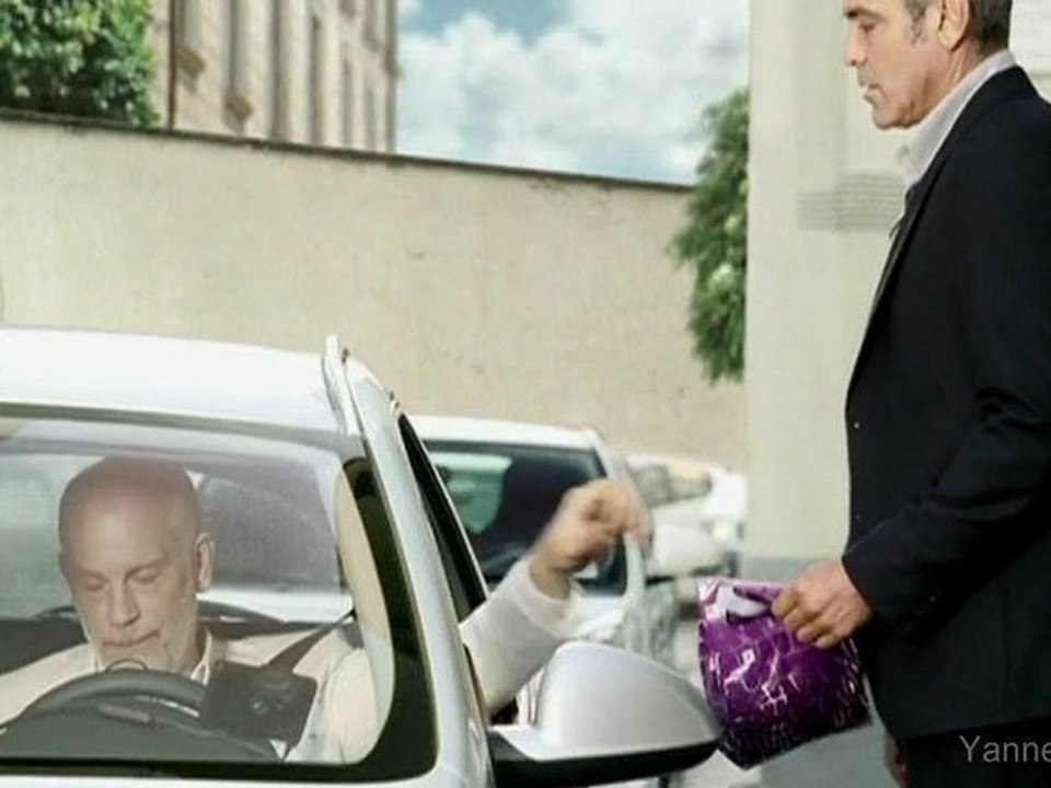Publicité HD - Nespresso "Cab Driver" SUITE (G. Clooney  J. Malkovich) 2010