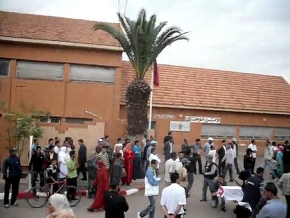 marche  ANDCM nationale à khenifra 16 mai 2011