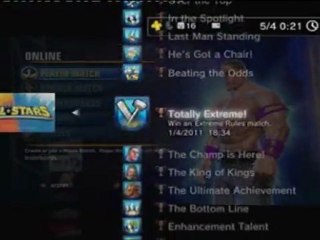 Platinum in WWE all stars 100% on the ps3