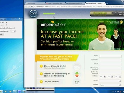 Earn money by clicking- onbuxalarm.com