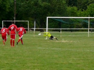 Penalty arrêté par Maxime Ernest