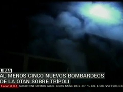 Nuevos bombardeos de la OTAN sobre Trípoli