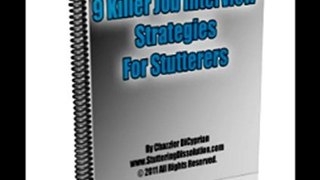 Stuttering Help - 9 Job Interview Tactics