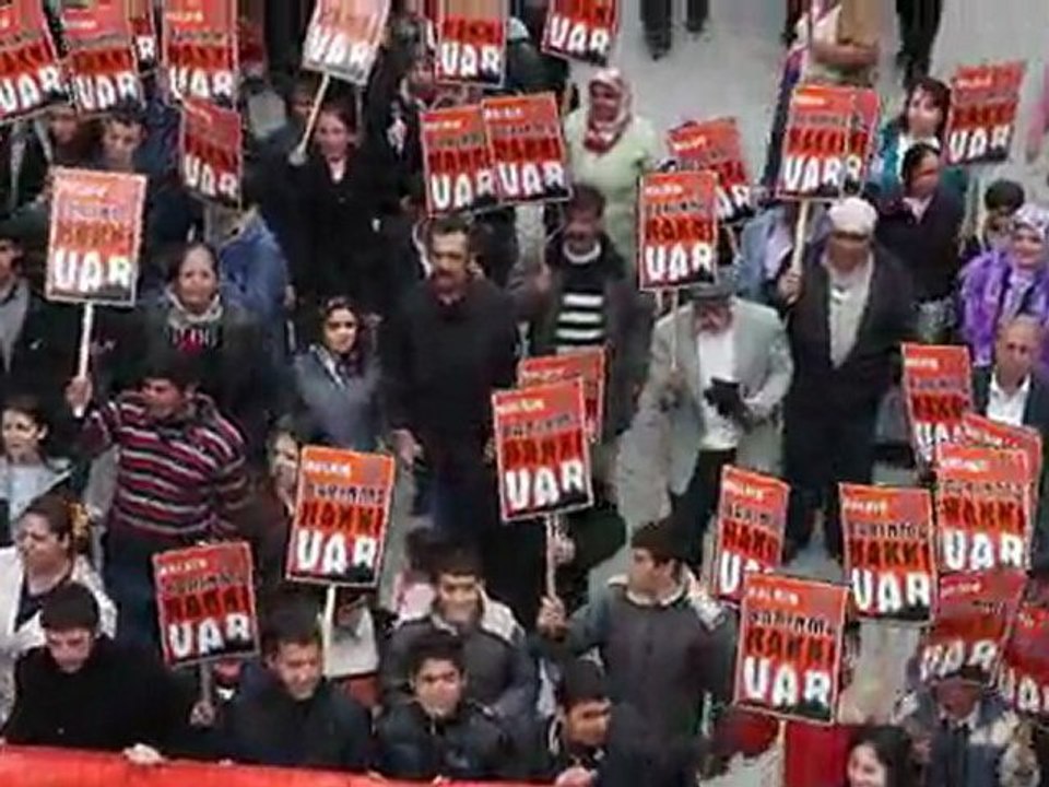 barinma hakkı mitingi