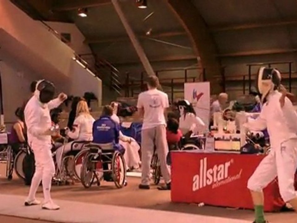 Finale épée non-voyants Tournoi de Villemomble 2011 : SELLEM / BESSE