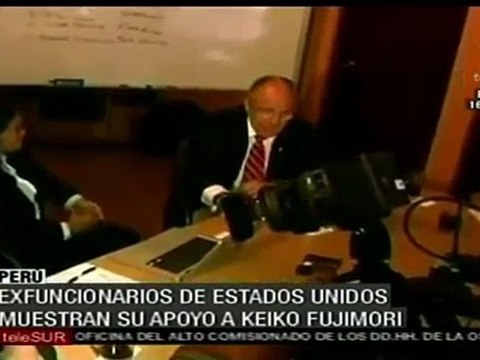 Fujimori recibe apoyo de ex funcionarios de EE.UU.