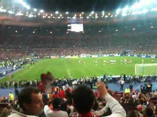 Ambiance stade de france : Penalty raté par Debuchy puis coup de sifflé final