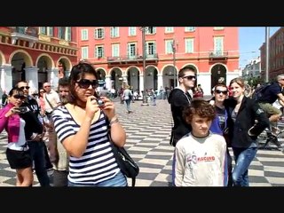 Flashmob à Nice : Freeze étudiant