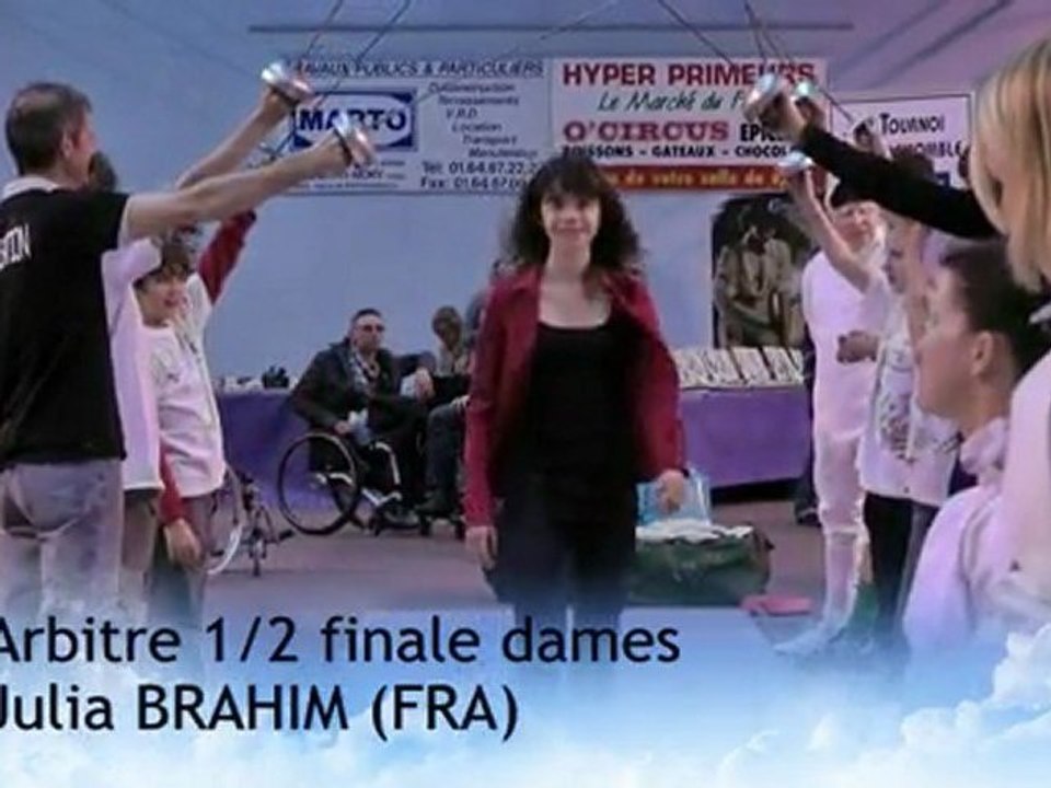 Présentation finalistes Epée Tournoi de Villemomble 2011
