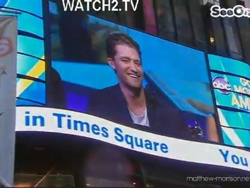 Matthew Morrison on GMA May 17 2011