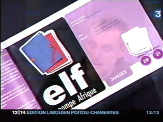 "elf, la pompe Afrique" - France 3 Limousin, ed Poitou-Charente le 20 janvier 2006