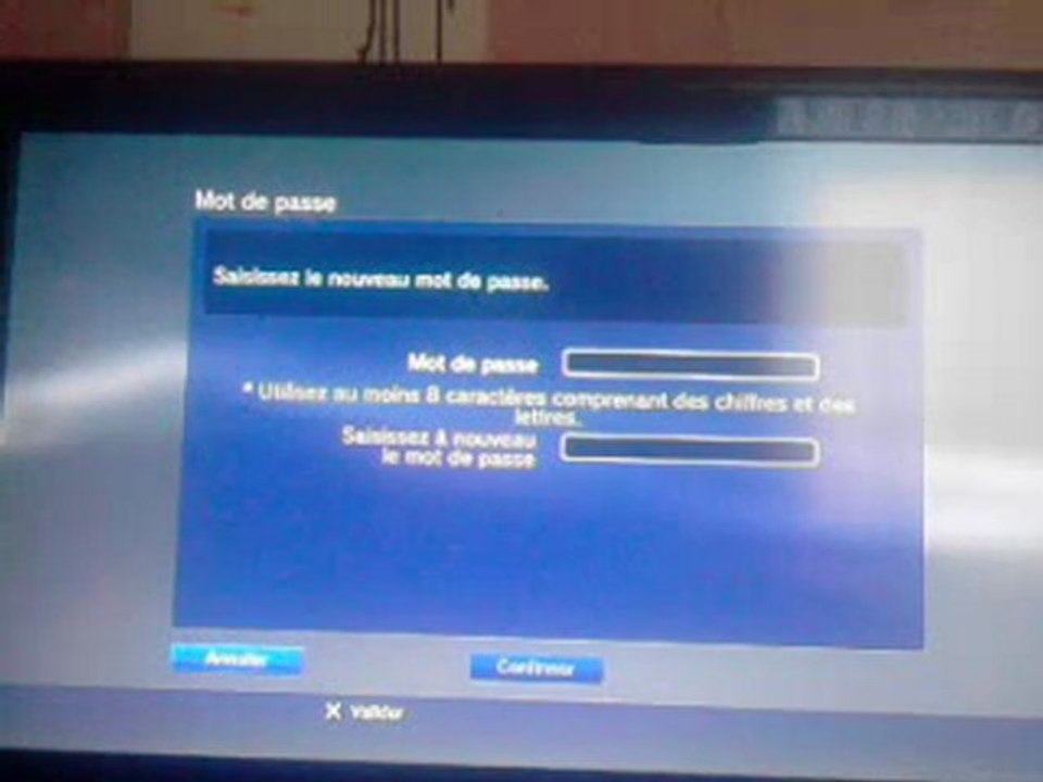changement mots de passe psn