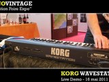 KORG WAVESTATION - DEMO - FOIREXPO POITIERS  2011