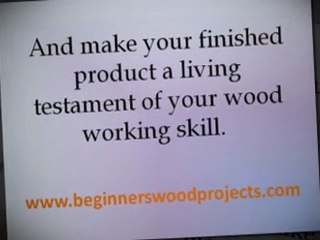 Free Beginners Wood Projects