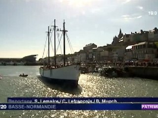 le terre-neuva "le Marité" s'amarre à Granville (50)