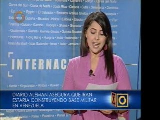 Irán prepararía bases militares en Venezuela