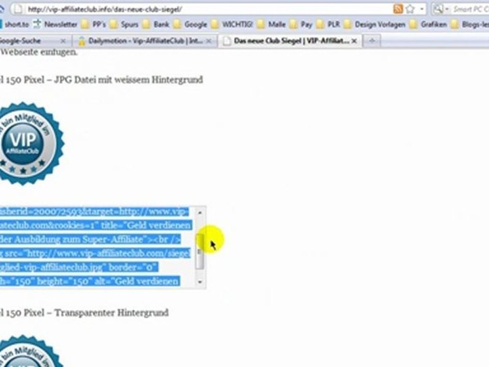 Geldverdienen als Affiliate im VIP Affiliate Club