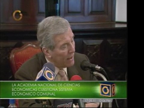 Academia de Ciencias Económicas rechaza economía comunal