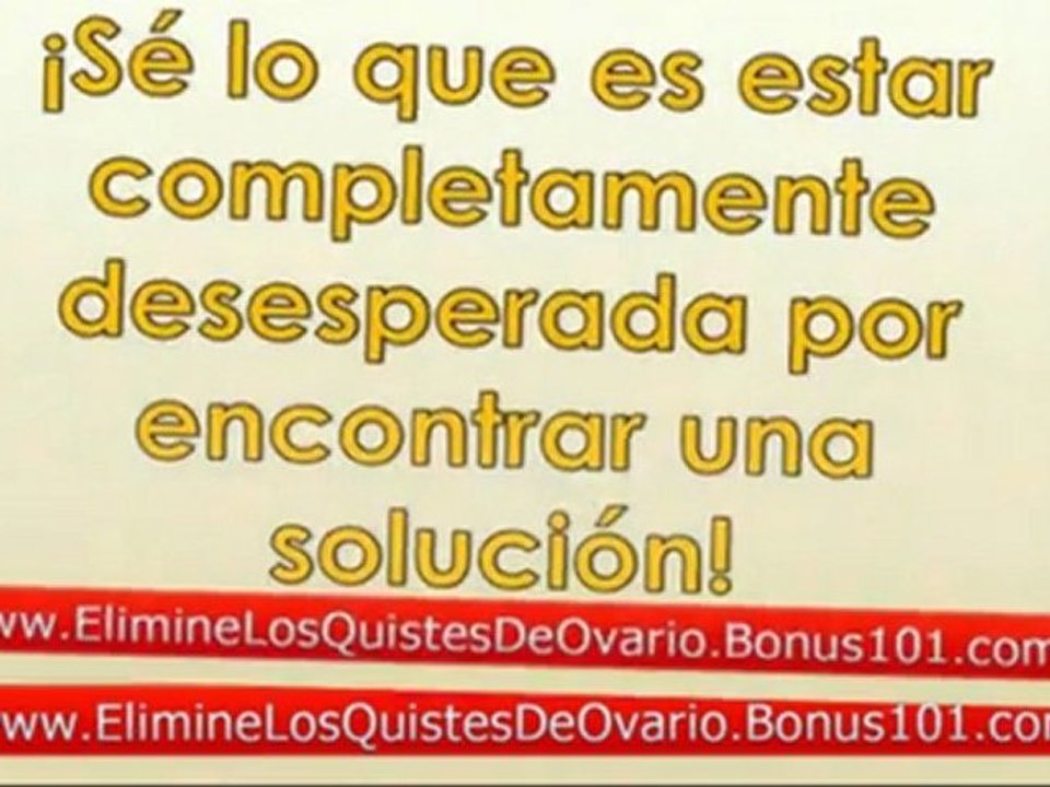 quistes en ovarios - quistes en el utero - quistes de ovarios