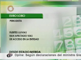 Lluvias en distintos estados del país