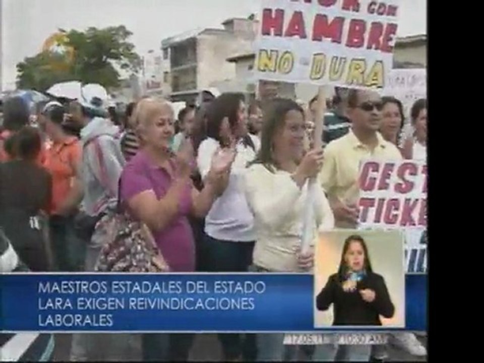Profesores del estado Lara exigen aumento salarial