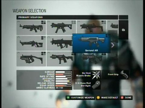 Brink Weapon Customization - All Weapons