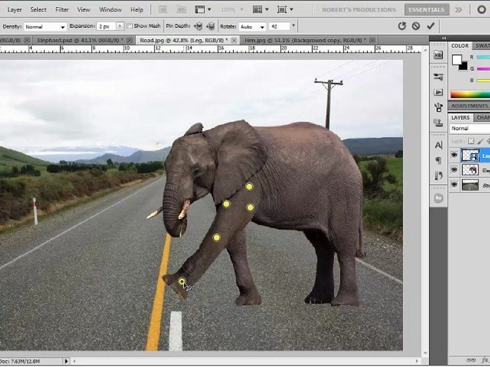 Photoshop - Puppet Warp