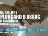 Philippe Ploncard d'Assac: Le Nationalisme Français 2 (3/3) - Radio Courtoisie