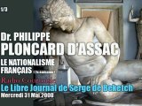 Philippe Ploncard d'Assac: Le Nationalisme Français 2 (1/3) - Radio Courtoisie