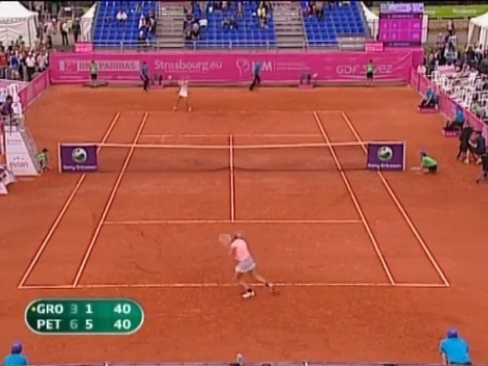 Straßburg - Petkovic gewinnt deutsches Duell