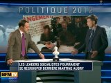 Les leaders socialistes pourraient se regrouper derrière Martine Aubry