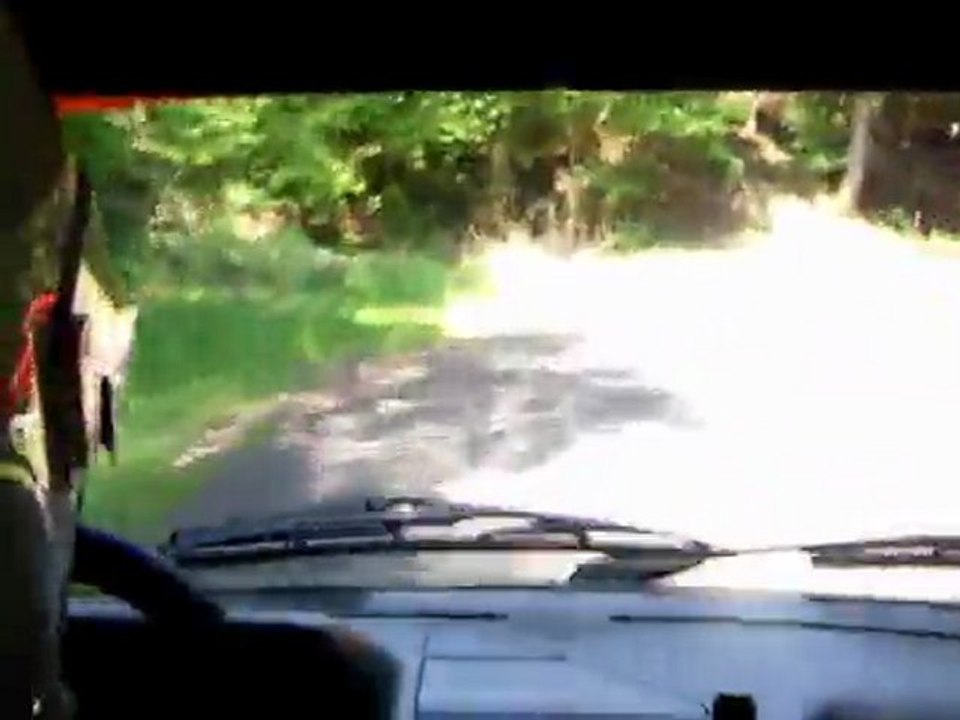 Caméra embarqué Rallye Plaine et Cîmes 2011 Es 3 Ville de Soultz