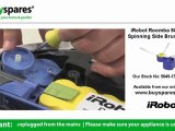 How to replace the side brush module on an iRobot Roomba vacuum cleaner