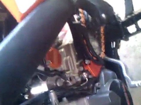 démarrage KTM difficile