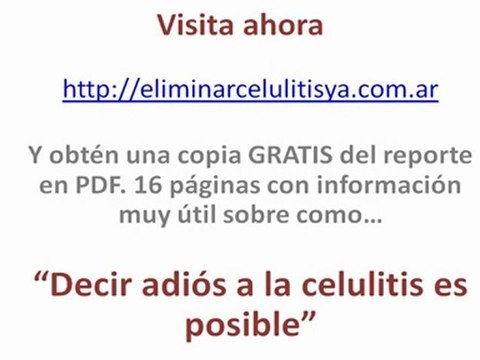 Como eliminar celulitis en las piernas. Ejercicios