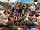 Espagne : manifestation sur la puerta del Sol - no comment