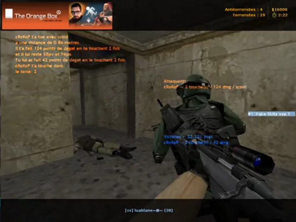 (thegamer) joue a counter strike 1.6 video 3