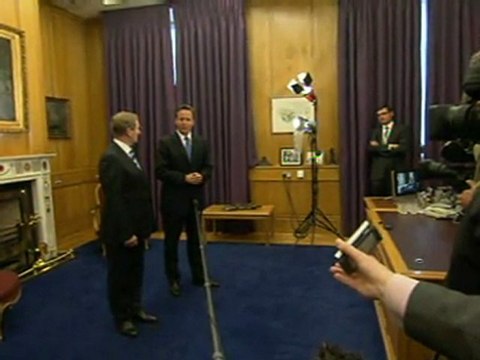 David Cameron meets Irish PM Enda Kenny
