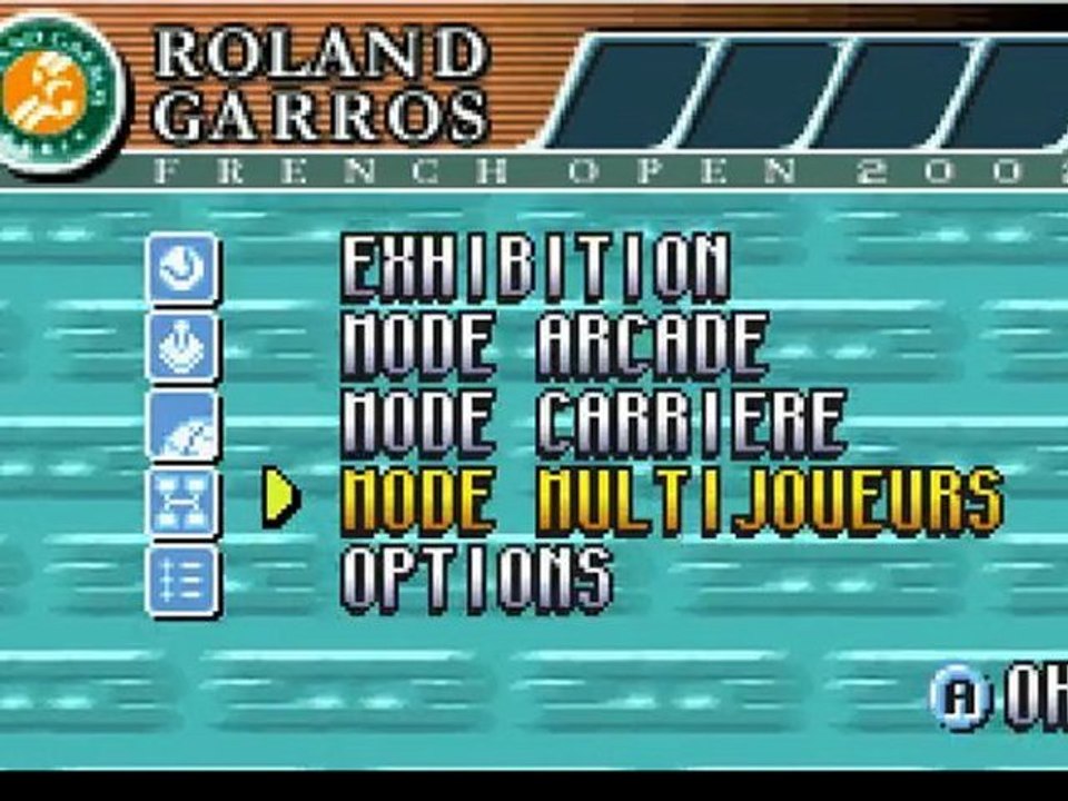 (thegamer) joue a un jeux retro rollan garros 2002 game boy advance