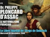 Philippe Ploncard d'Assac: Le Nationalisme Français 3 (1/3) - Radio Courtoisie