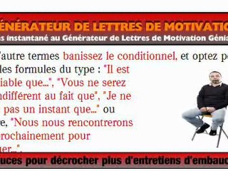 Lettre de Motivation Gratuit - Motiver Votre Confiance