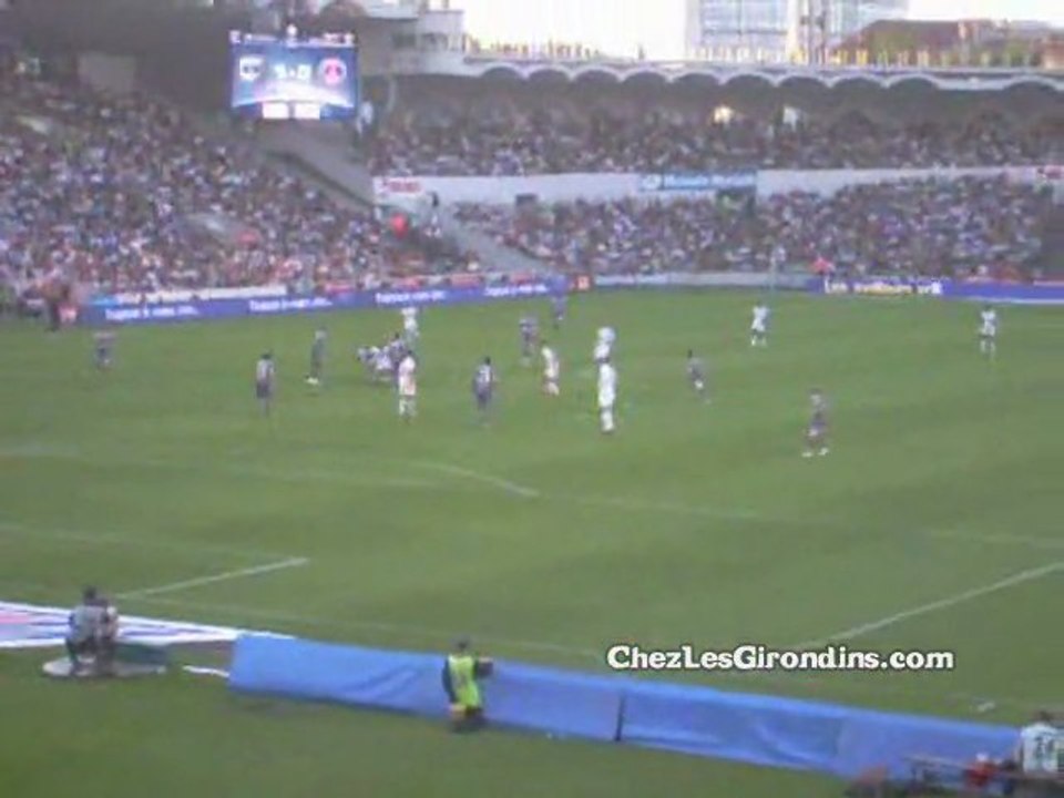 Bordeaux-PSG 2011, les 5 dernières minutes depuis les tribunes.