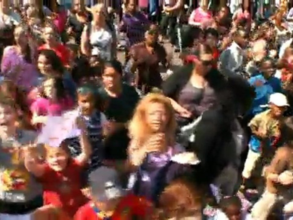 Rene la taupe Le Flash Mob à la Foire du Trone