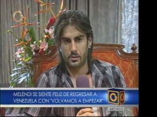 Melendi está listo para sus conciertos en Venezuela