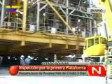 Histórico Presentan primera Plataforma Petrolera para crudo y gas fabricada totalmente en Venezuela