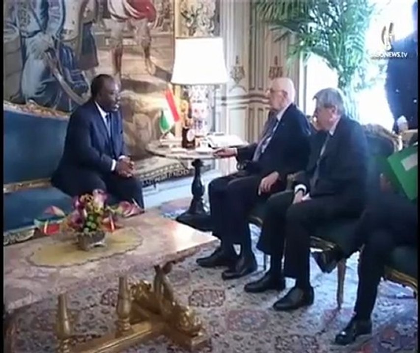 Reception Ali Bongo Ondimba / PR Italie