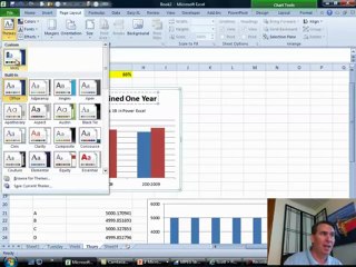 Learn Excel - Chart Title, Legend, Colors: #1408